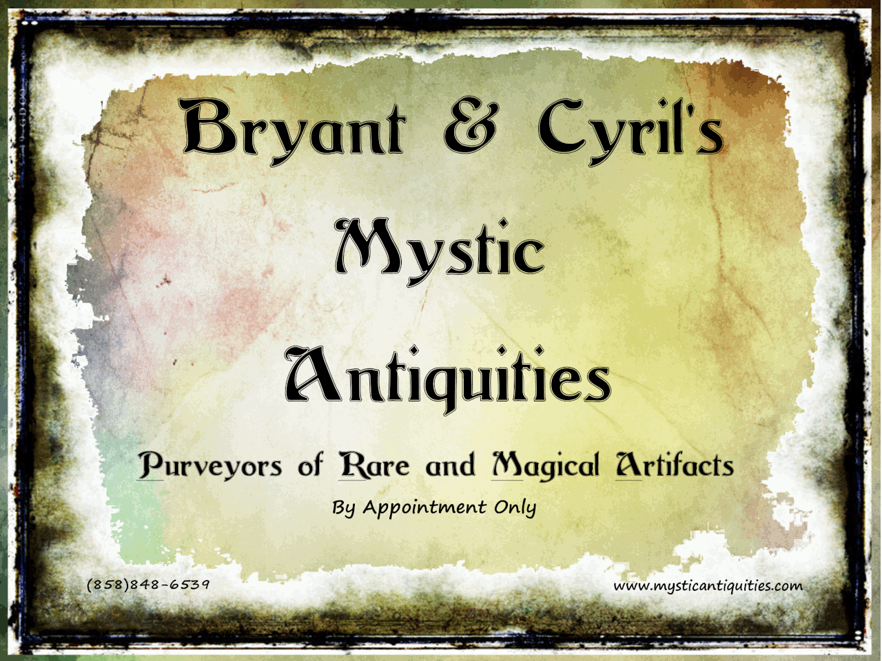 Bryant & Cyril's Mystic Antiquities